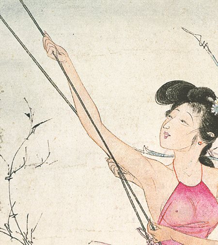 赣榆-胡也佛的仕女画和最知名的金瓶梅秘戏图
